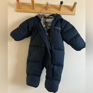 Columbia Dark Blue Infant Snowsuit